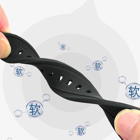 Protruding Notch Rubber Watch Chain For ORIS Diving 7730 7740 Men's Silicone Sports strap in Kuwait
