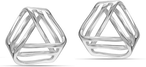 LeCalla 925 Sterling Silver Love Knot Stud Earrings for Women | Classic, Textured, Textured Celtic Knot Designs Studs Earring Jewelry Gift for Birthday, Anniversary & Special Occasions in Saudi Arabia