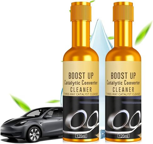 2pcs طقم منظف المحول الحفاز ، منظف محرك أجزاء السيارات ، زيت أنبوب الكربون من أنابيب العادم ، زيت إضافي ، زيت معالجة نظام الوقود لسيارة الغاز والديزل ، 120 مل. in Saudi Arabia
