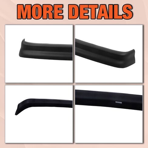 CarPartsDepot Front Bumper Valance Apron Lower Air Dam Deflector Compatible With 1994-1997 Chevy S10 / Blazer & GMC Sonoma GM1092158 88963099 With Fog Holes in Saudi Arabia