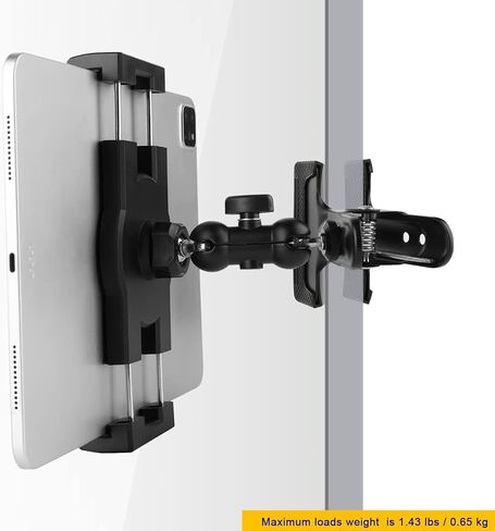 حامل هاتف مشبك مشبك للمكتب/الطاولة/الباب الزجاجي/سطح المكتب/الحرس/الحامل ، متوافق مع iPhone/nexus/htc/lg/huawei/هواتف ذكية ، 360 درجة مئوية ألومنيوم in Kuwait