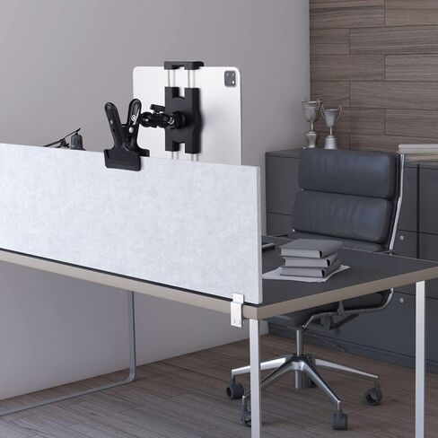 حامل هاتف مشبك مشبك للمكتب/الطاولة/الباب الزجاجي/سطح المكتب/الحرس/الحامل ، متوافق مع iPhone/nexus/htc/lg/huawei/هواتف ذكية ، 360 درجة مئوية ألومنيوم in Kuwait