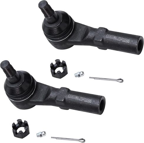 Detroit Axle-RODS 2PC TIE RODS لـ 11-19 Chrysler 300 Dodge Charger ، 11-18 Challenger ، 2 TIE ROD ENDS FIND 2011 2012 2014 2015 2015 2017 2018 استبدال in Saudi Arabia