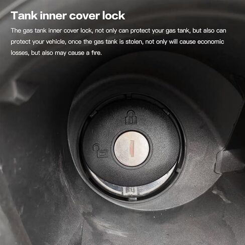 8U5Z9C268B New Locking Fuel Tank Gas Cap with Key for Ford Focus 2012-2017 in Saudi Arabia