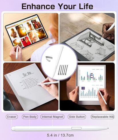 نصائح الاستبدال لـ Ciscle EMR Stylus (12 قطعة) -B0CYH1P4VB/B0DP9DV9G1/B0DHX9S48W in Kuwait