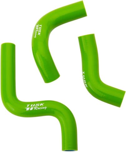مجموعة خرطوم المبرد Tusk Green متوافق مع Kawasaki KX112 2022-2024/KX85 2014-2024/KX100 2014-2021 in Saudi Arabia