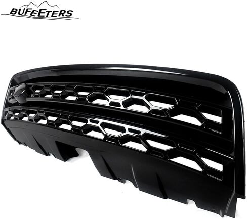 Pront Pumper Upper Grille Fit لعام 2016 2017 2018 2019 Land Rover Discovery Sport ، Style Factory ، Gloss Black in Kuwait