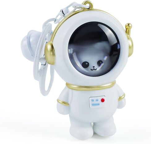 سلسلة مفاتيح رائد فضاء لطيف مع ضوء غروب الشمس ، Kawaii Cool -key Chain Holder Scarms Scarms Starms for backpacks in Kuwait