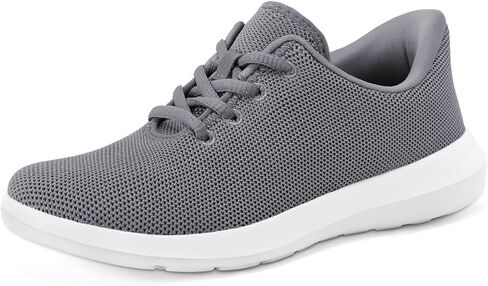 أحذية Rihero Womens Walking مريحة غير قسيمة تنس الأحذية الرياضية الرياضية أحذية خفيفة الوزن الأزياء الأحذية الرمادية الحجم 9.5 in Kuwait