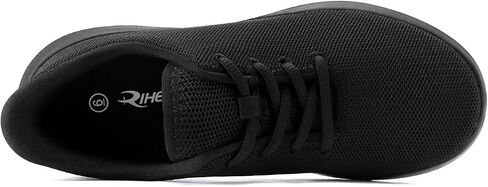 Rihero Womens Walking Shoes Comfortable Non Slip Tennis Shoes Athletic Gym Shoes Lightweight Fashion Sneakers Grey Size 9.5 in Saudi Arabia