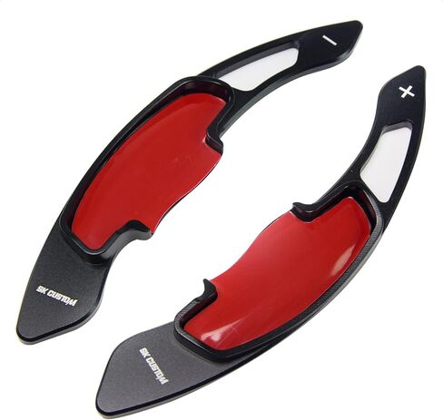 Steering Wheel Accessories Shift Paddle Shifter Extension Aluminum Alloy Red Compatible with Honda Civic Odyssey SPIRIOR Accord Crown Road URV CRV Hybrid Acura CDX MDX RDX ILX TLX in Kuwait