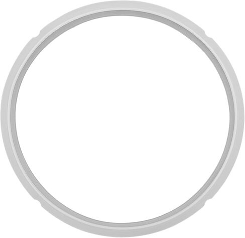2 Pack Silicone Sealing Rings Compatible for Instant Pot 6 Quart Pressure Cookers, Replacement Silicone Gasket Seal Rings Fit IP-DUO60, DUO50, LUX60, LUX50, CSG60, CSG50, for 5/6 Qt InstaPot, Clear in Saudi Arabia