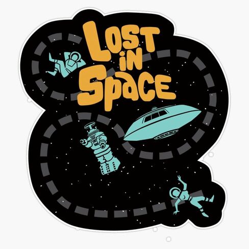 Lost In Space Design#2 Sticker Bumper Sticker Vinyl Decal 5" in Saudi Arabia