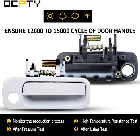 OCPTY Door Handle Exterior Front Passenger Right Side Replacement fit 1997-2001 for Camry Ouside Door Handle White in Saudi Arabia