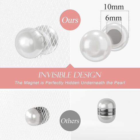 16 Pairs Double Sided Pearl Veil Weights Invisible, Magnetic Bridal Veil Weights Secures Long Wedding Veil for Outdoor Weddings, Elegant Wedding Essentials and Gifts for Brides (Beige) in Saudi Arabia