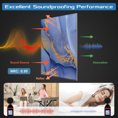 8 Pack Art Soundproof Panels in Saudi Arabia
