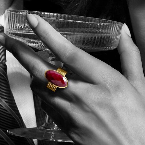 Ross-Simons 11.00 Carat Ruby Ring in 18kt Gold Over Sterling in Saudi Arabia