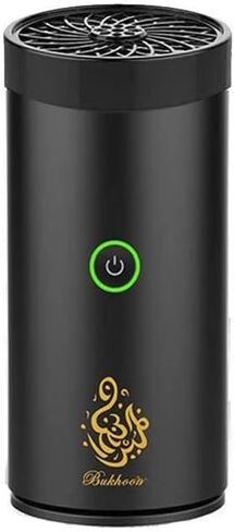 Electric Incense Burner, Car Electric Incense Burner, Portable USB Rechargeable Smart Electronic Incense Burner, bakhoor Burner for Home Use (Black) in Saudi Arabia