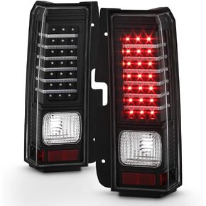 Acanii - لعام 2006 2007 2008 2009 2010 Hummer H3 Black LED [Light Bar] Light Lights Brake Lamps مجموعة يسار+يمين in Kuwait
