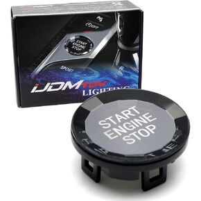 iJDMTOY Crystal Diamond Series Reflective Engine Push Start Stop Button w/Black Surrounding Trim Compatible with BMW Gxx 2 3 4 8 Series X5 X6 X7 Z4, etc in Kuwait