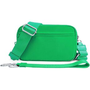 Gold Blush DualMode 2 in 1 Wallet – Nylon Wristlet & Crossbody Bag for Women, Fits Most Smartphones in Saudi Arabia