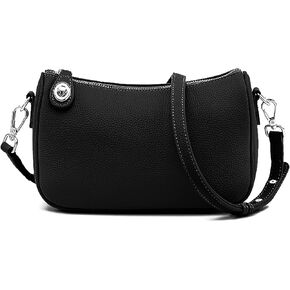 Crossbody Bags for Women, Genuine Leather Shoulder Bag Large Capacity Handbags with Strap in Kuwait