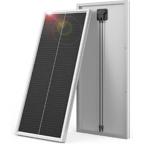 Bifacial 100 Watt Solar Panel, 12V 100W Monocrystalline Solar Panel Panel High Efficiency Module Monocrystalline Technology Work with Charger for RV Camping Home Boat Marine Off-Grid in Saudi Arabia