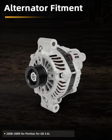 المولد OCPTY لـ Pontiac لـ G8 3.6L 2008-2009，12V 120AMP 6-GROOVE Pulley Automotive Replacement يستبدل 11420，92173959 ، A003TG4091 in Saudi Arabia