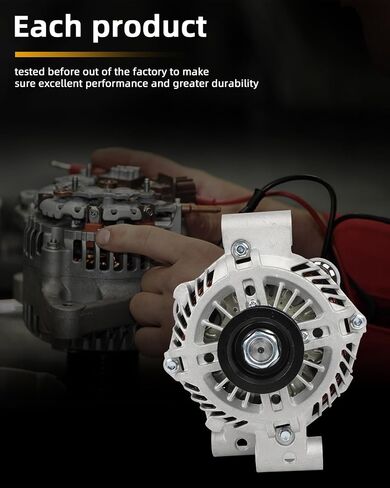 المولد OCPTY لـ Pontiac لـ G8 3.6L 2008-2009，12V 120AMP 6-GROOVE Pulley Automotive Replacement يستبدل 11420，92173959 ، A003TG4091 in Saudi Arabia