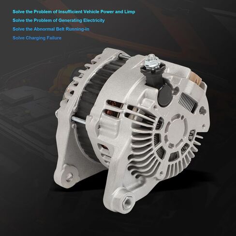 المولد المتوافق مع Mazda 3 2014-2018 L4 2.0L 2.5L ، 6 2014-2021 L4 2.5L ، CX-5 2013-2019 L4 2.0L 2.5L 12V 100A 6PK 6-GROOVE بكرة الساعة PE0118300 A005TL0491 20288N in Saudi Arabia