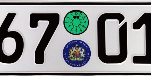 Great Britain Custom European License Plate in Saudi Arabia