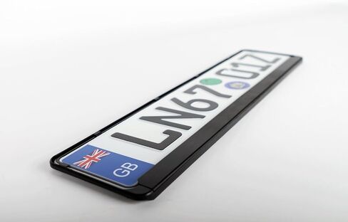Great Britain Custom European License Plate in Saudi Arabia
