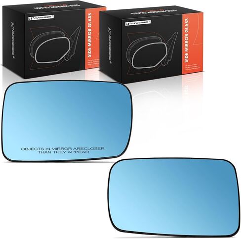 A-Premium 2-PC Driver and Passenger Side Heated Mirror Glass with Backing Plate Compatible with BMW 323Ci 2000, 325Ci 2001-2006, 328Ci 2000, 330Ci, 745i, 745Li, 750i, 750Li, 760i, 760Li, Alpina B7 in Saudi Arabia