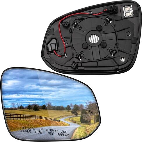Passenger Side Mirror Replacement for Toyota RAV4 2016 2017 2018 - Right Side Mirror Glass, Rear View Mirrors Glass with Power Heated & Blind Spot in Saudi Arabia