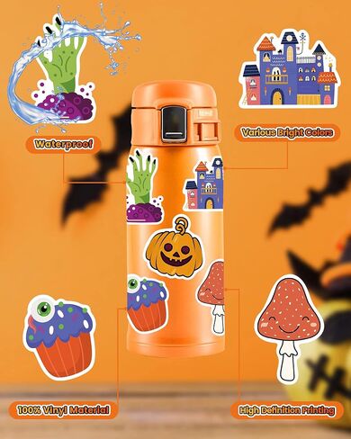 300 Pcs/Pack Water Bottle Stickers for Kids, Cute Vinyl Waterproof Stickers in Kuwait