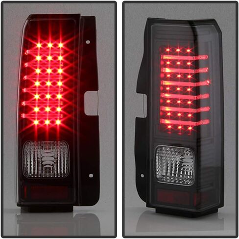 Acanii - لعام 2006 2007 2008 2009 2010 Hummer H3 Black LED [Light Bar] Light Lights Brake Lamps مجموعة يسار+يمين in Kuwait