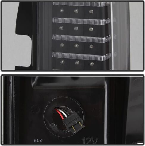 Acanii - لعام 2006 2007 2008 2009 2010 Hummer H3 Black LED [Light Bar] Light Lights Brake Lamps مجموعة يسار+يمين in Kuwait