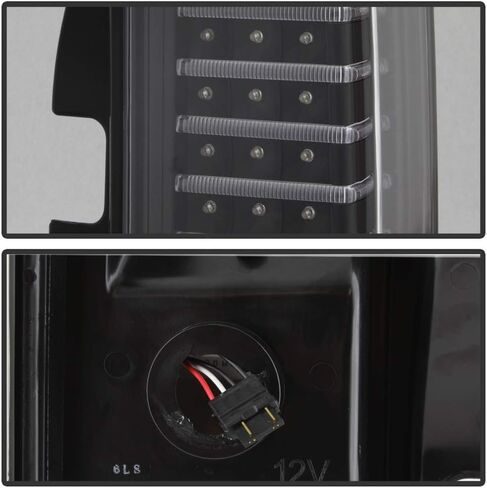 Acanii - لعام 2006 2007 2008 2009 2010 Hummer H3 Black LED [Light Bar] Light Lights Brake Lamps مجموعة يسار+يمين in Kuwait