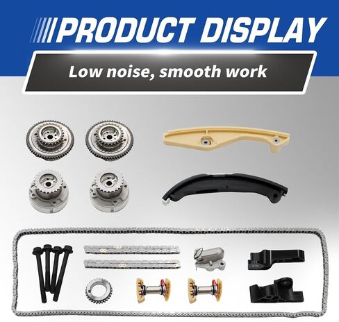 90738S Timing Chain Kit With VVT Compatible with Explorer 150 3.3L 3.5L 3.7L 2011-2016 AT4Z6C525B AT4Z6C526B AT4E6C524EC in Saudi Arabia
