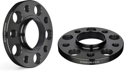 Evil Energy 5x120 فواصل العجلات 12 مم متوافقة مع BMW ، 5x120 مم hubcentric مع الشفاه 5 العروات 72.56 مم تجويف محرك ، محولات العجلات تناسب M12x1.5 ترصيع in Kuwait