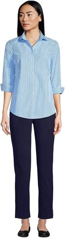 Lands' End Women's 3/4 Sleeve Broadcloth Shirt in Saudi Arabia