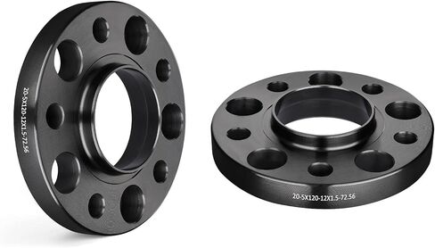 Evil Energy 5x120 فواصل العجلات 12 مم متوافقة مع BMW ، 5x120 مم hubcentric مع الشفاه 5 العروات 72.56 مم تجويف محرك ، محولات العجلات تناسب M12x1.5 ترصيع in Kuwait