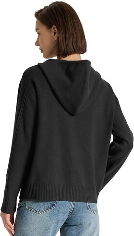 Women’s Full Zip Up Hoodies Drawstring Long Sleeve Casual Outfits Cardigans Oversized Sweatshirt Knit Sweater in Saudi Arabia