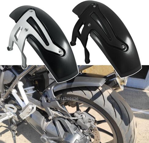 دراجة نارية Mudguard Fender الخلفية لـ BMW R1250GS ADV R1200GS GS R1200 R1250 LC Adventure 2013-2024 Wheel Hugger Splash Guard (Black) in Kuwait