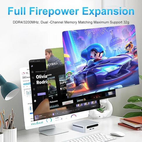 Mini PC Amd Ryzen 5 4500U ، كمبيوتر صغير عالي الأداء للمنزل والمكاتب ، لا شيء RAM ، لا شيء SSD ، 4K HDMI ، Wi-Fi 6 ، Bluetooth 5.2 ، التصميم المدمج والهادئ Barebone in Kuwait