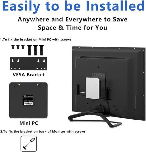 Mini PC Amd Ryzen 5 4500U ، كمبيوتر صغير عالي الأداء للمنزل والمكاتب ، لا شيء RAM ، لا شيء SSD ، 4K HDMI ، Wi-Fi 6 ، Bluetooth 5.2 ، التصميم المدمج والهادئ Barebone in Kuwait