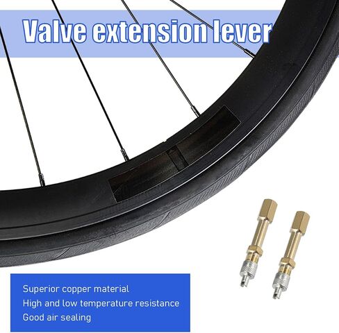 2 PCS النحاس النحاس Auto Tire Extension Adapter ، 50mm/1.97 "تمديدات جذع الصمام ، التضخم في إطارات الجذعية التضخم مستقيم لشاحنة RV ، ملحقات السيارات العالمية (50 مم) in Saudi Arabia