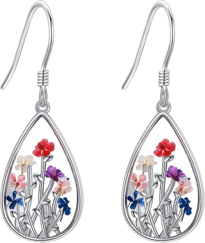 أقراط شجرة الحياة من الفضة الإسترلينية شجرة الحياة أذن البحر المتدلية مجوهرات شجرة الحياة للنساء in Kuwait