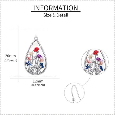 أقراط شجرة الحياة من الفضة الإسترلينية شجرة الحياة أذن البحر المتدلية مجوهرات شجرة الحياة للنساء in Kuwait