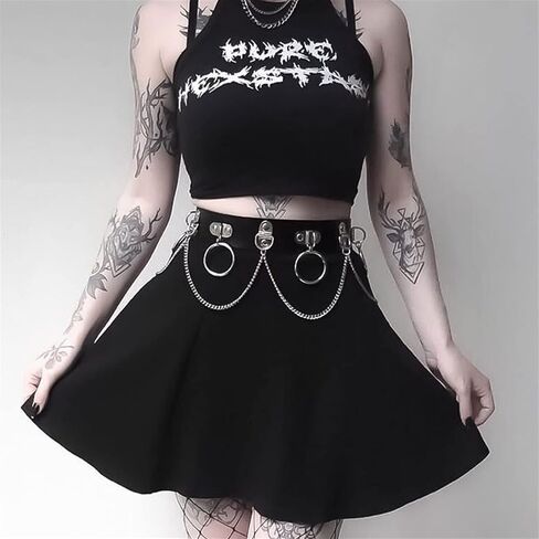 Leather Harness Women Belt Body Chain Bra Chest Bondage Lingerie Sexy Waist Belly Stocking Garter Accessories (Color : 8, Size : One Size) in Saudi Arabia